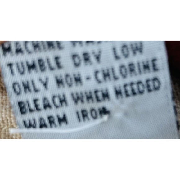 Caran New York Button Front Blouse Linen Sz 2X Roll Tabbed Sleeves Tunic VTG 2X - Picture 7 of 16